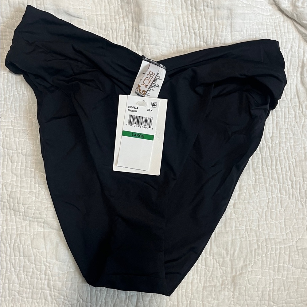 Весса High Waisted Shirred Bikini Bottom, Cheeky Coverage, L / 537 -6 - Picture 6 of 8